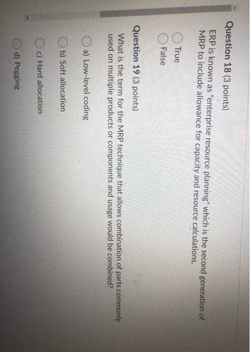 Question 14 (3 points) Saved The author pointed