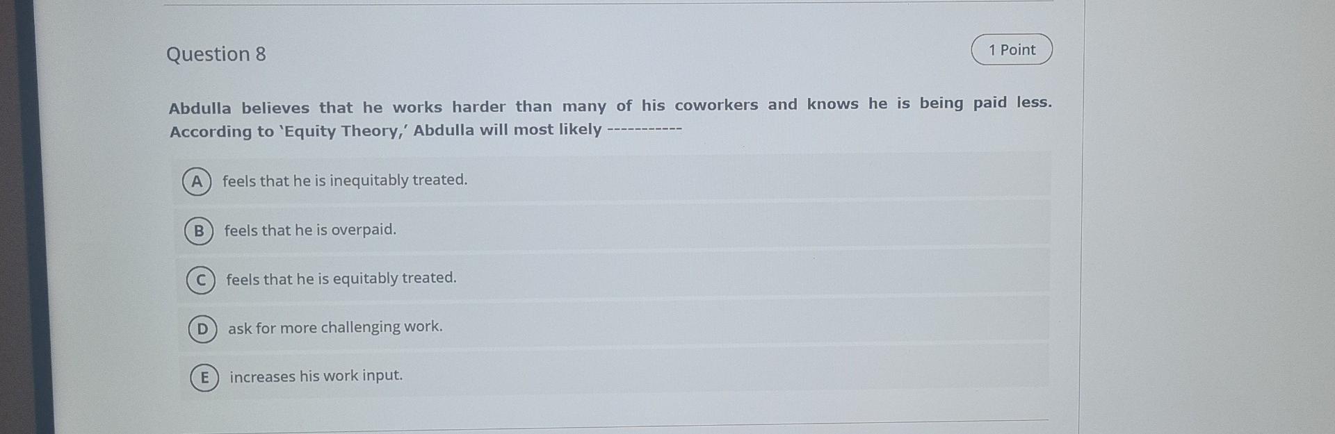Question 1 1 Point Each day a computer engineer