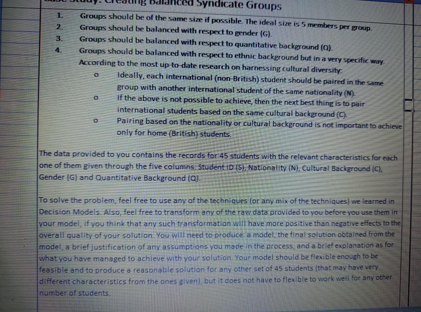 could you please help me modelling a problem in