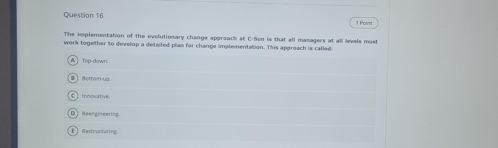 Question 1 1 Point Each day a computer engineer