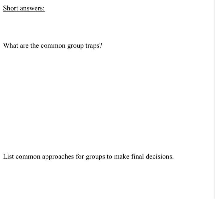 BMGT 2302 Define the terms: 1. Problem 2. Issue