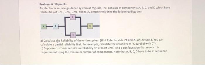 Problem 6: 10 points An electronic missile