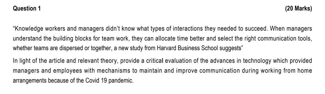 FORMATIVE ASSESSMENT 1 [100 Marks] How Teams