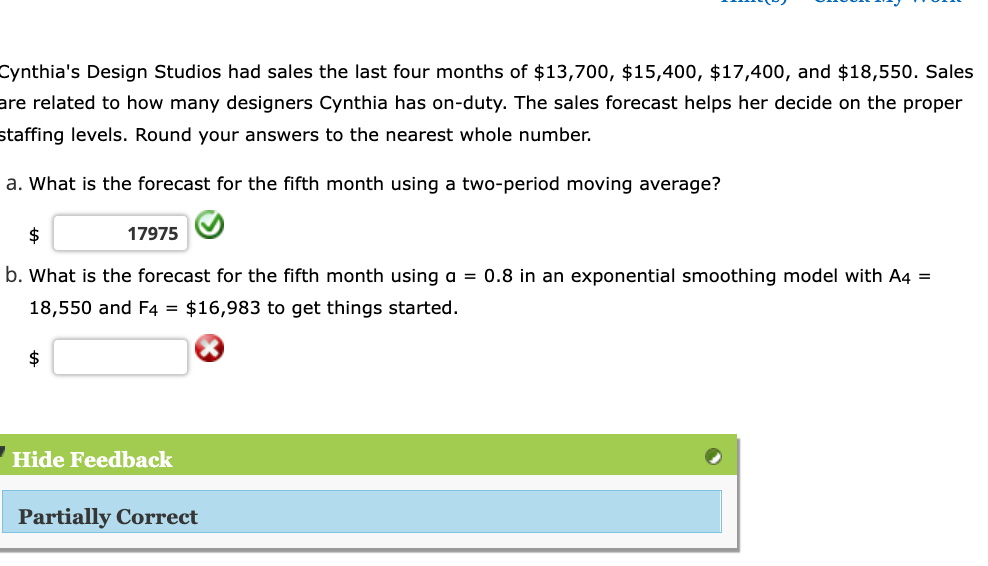 Please help me!! Hint(s) Check My Work B