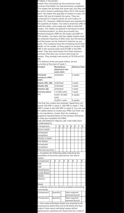 oblem 21 points) Plus Lid picked up the