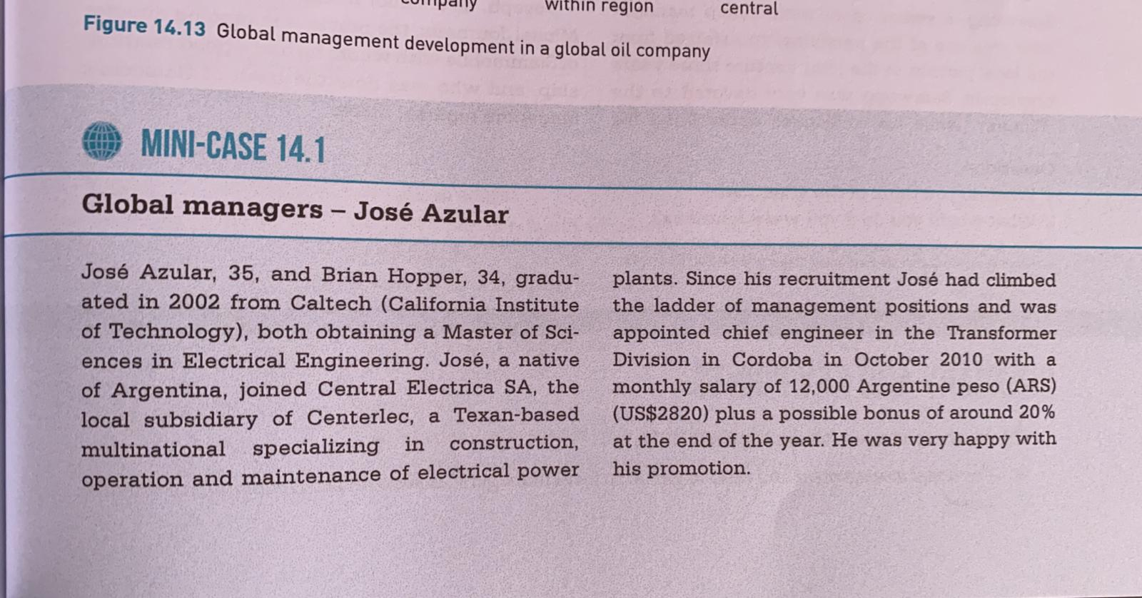 within region central Figure 14.13 Global