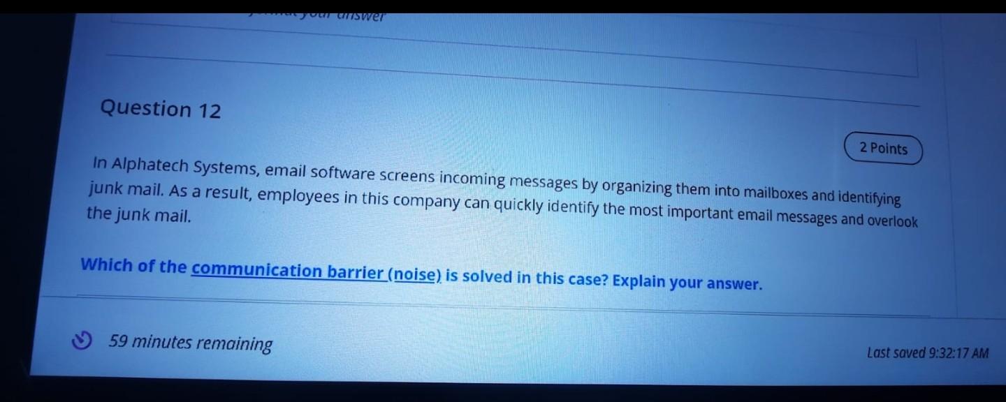 UN Uswer Question 12 2 Points In Alphatech