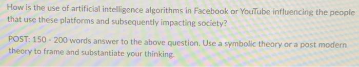 COPIED AND REUSED ANSWERS WILL BE DISLIKED How is