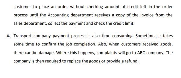 Case study (above) Description - The current