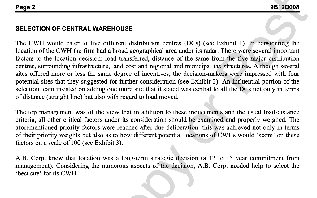 Compute the best possible location for the