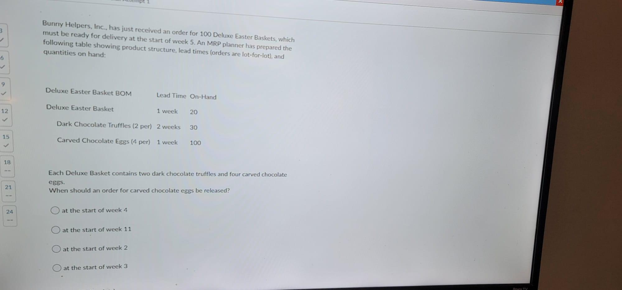 answer asap pls 3 6 9 12 15 18 21 24 Bunny