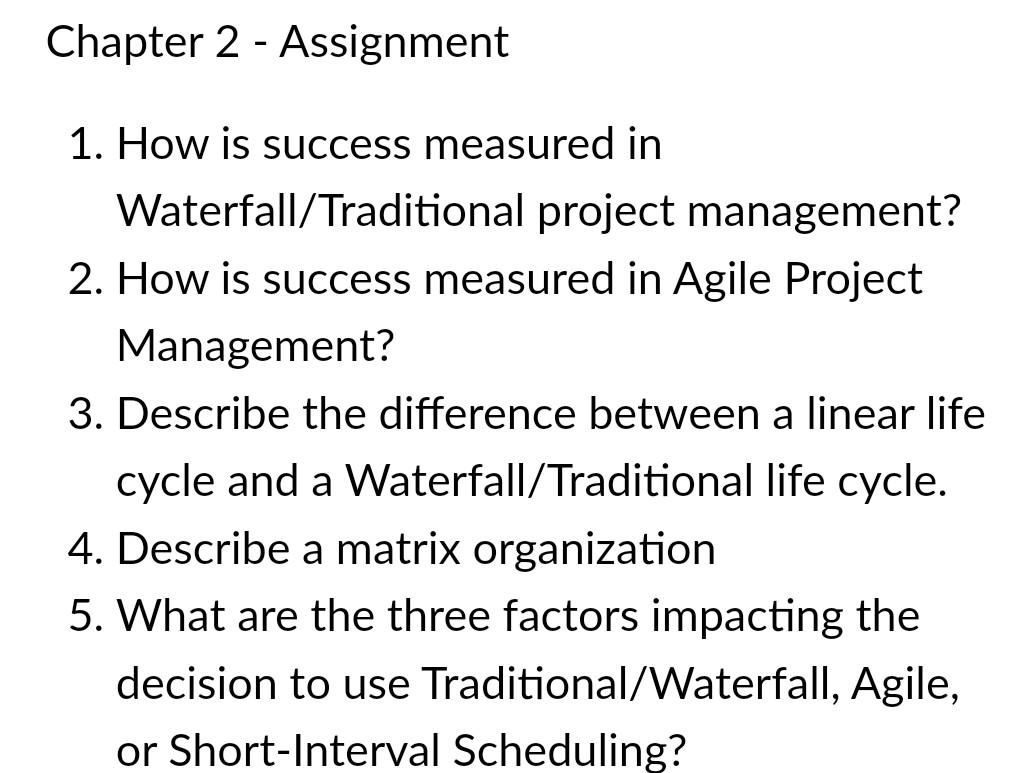 asap plzzz Chapter 2 - Assignment 1. How is