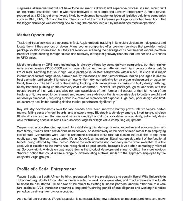 1. Should the tracker unit be designed to stick