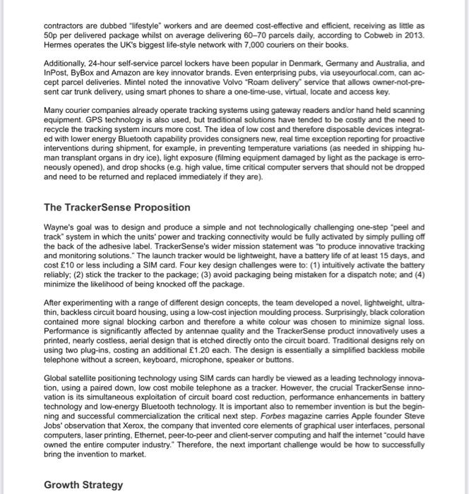 1. Should the tracker unit be designed to stick