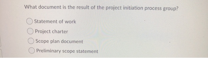 What document is the result of the project