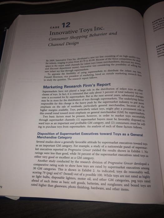 PA CASE 12 Innovative Toys Inc. Consumer Shopping