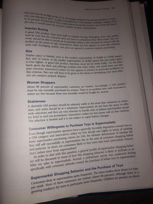 PA CASE 12 Innovative Toys Inc. Consumer Shopping