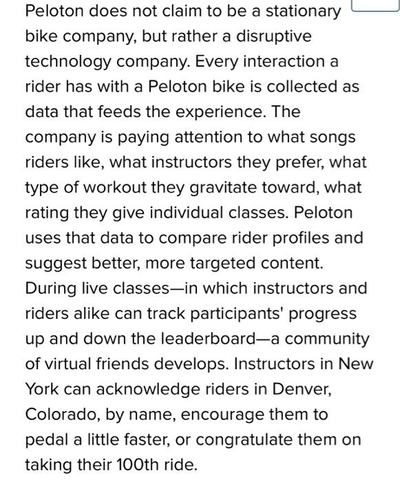 Chapter Seventeen Case. Fitness-as-a-Service