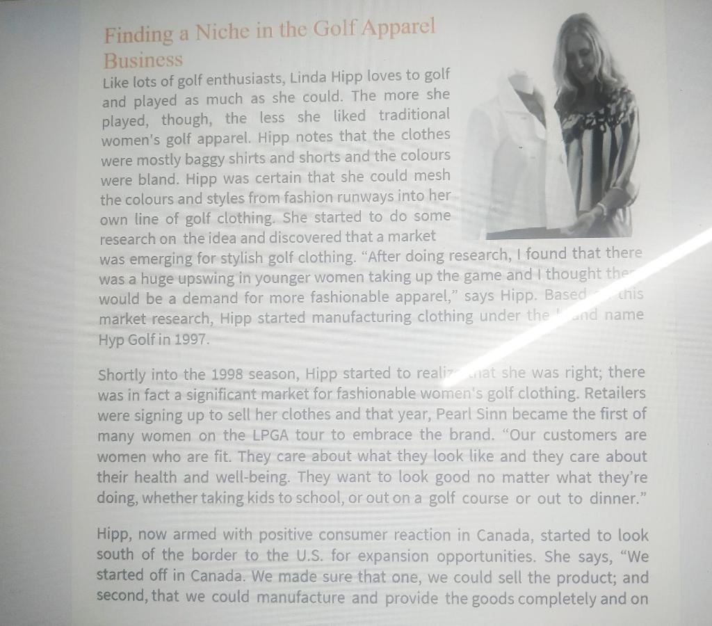 Finding a Niche in the Golf Apparel Business Like