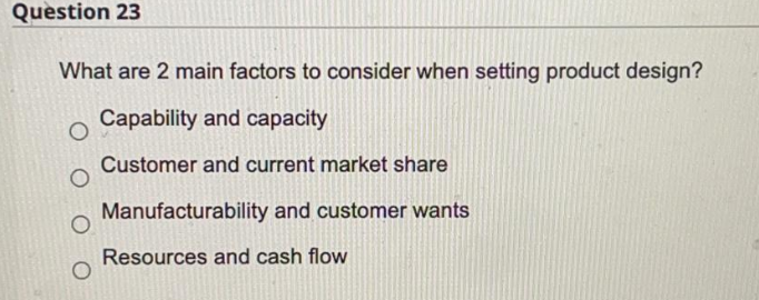 Question 25 What is best described as a