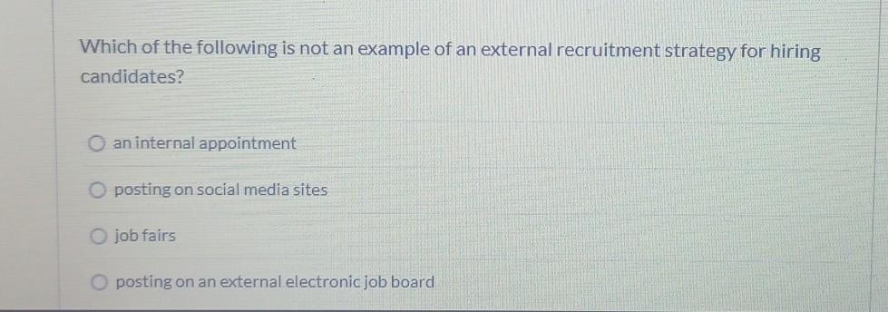 Which of the following is not an example of an