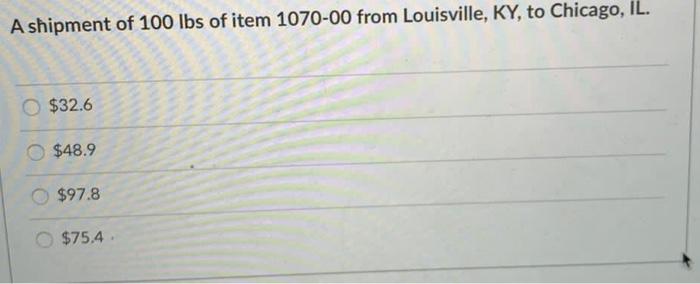 use these tables to answer hello? A shipment of