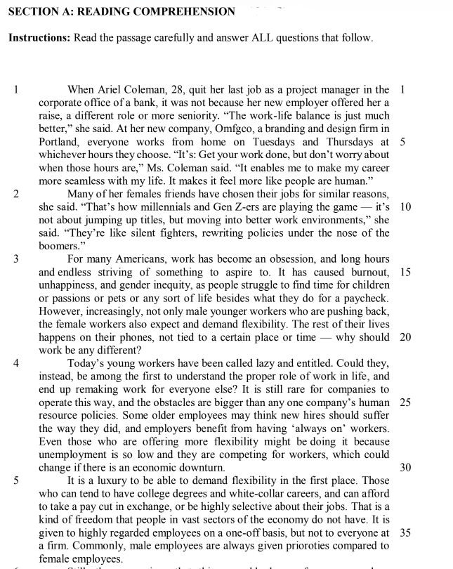 Sub: English Answers should be no more than 3