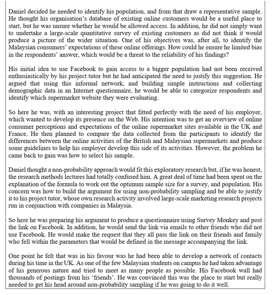 CASE 2 Comparing UK and Malaysian online shopping