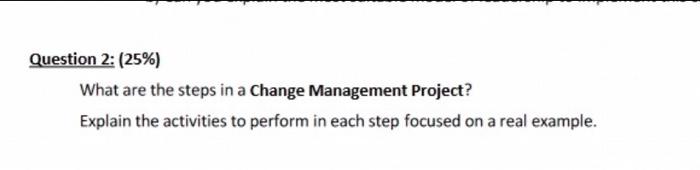 urgent subject:change management today question