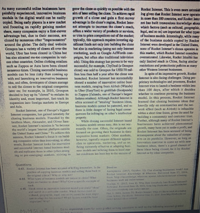 As many successful online businesses have