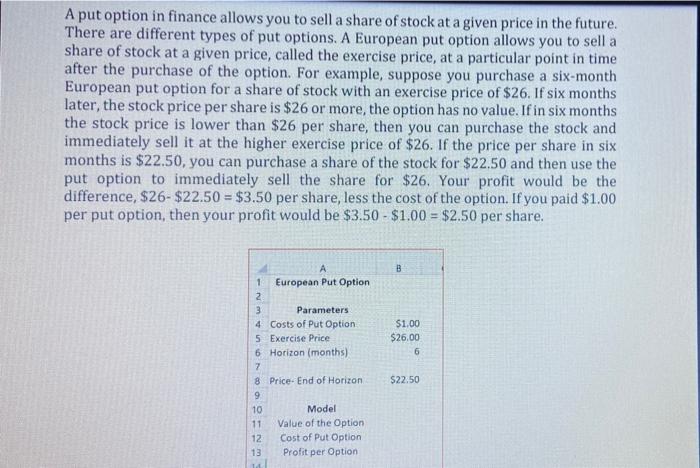please clearly answer Q 1 & 2 in an Excel format