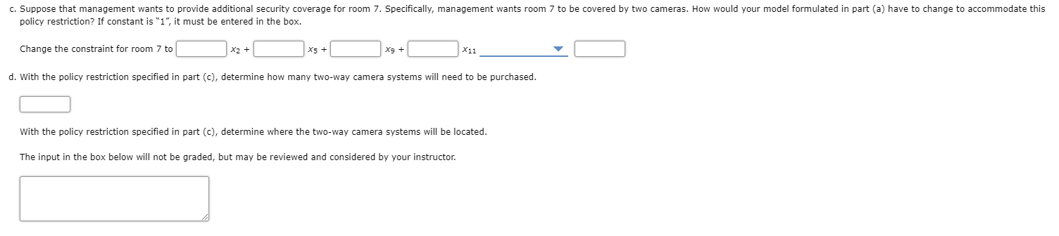 Problem 7-21 The Bayside Art Gallery is