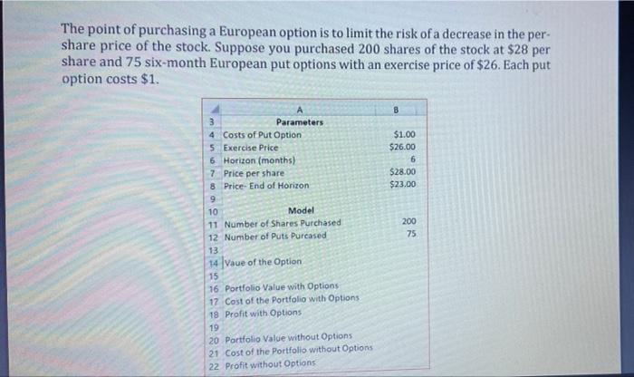 please clearly answer Q 1 & 2 in an Excel format