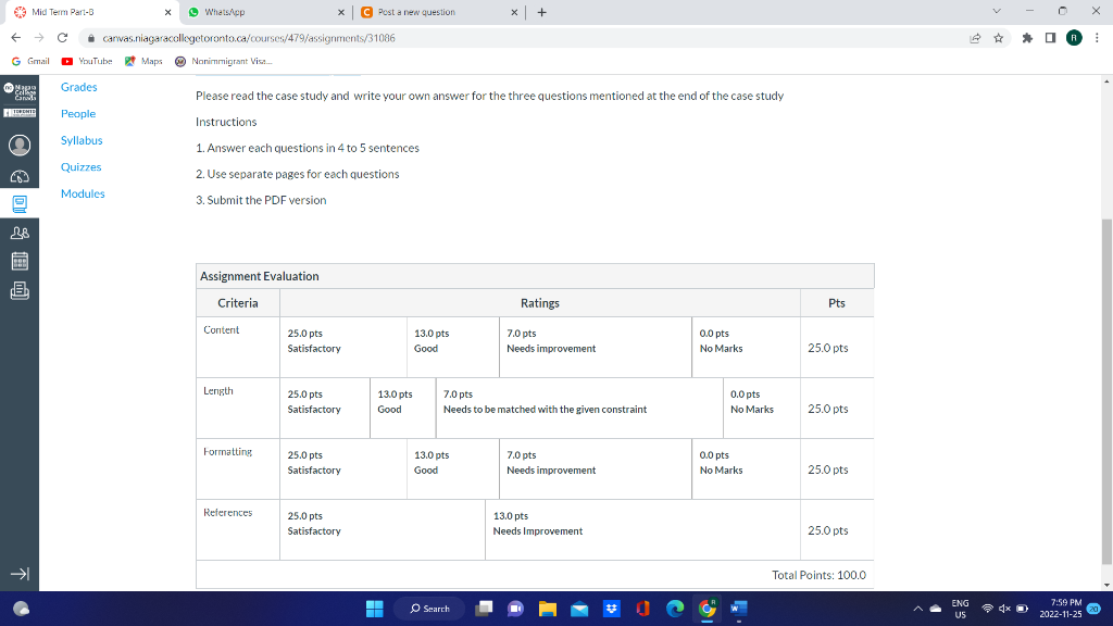 Please Define All Three Answers Clearly , i need