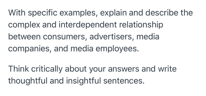 With specific examples, explain and describe the