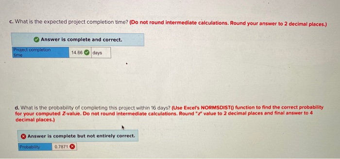 please help solve d Problem 4-8 The following