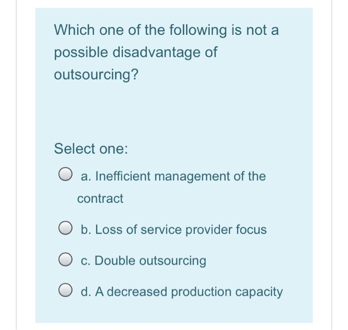 Which one of the following is not a possible