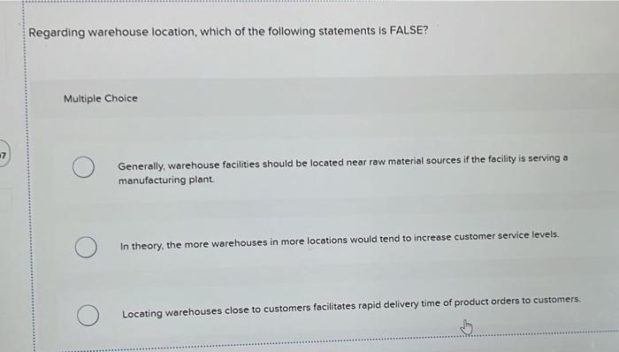 e The warehouse layout and design method that