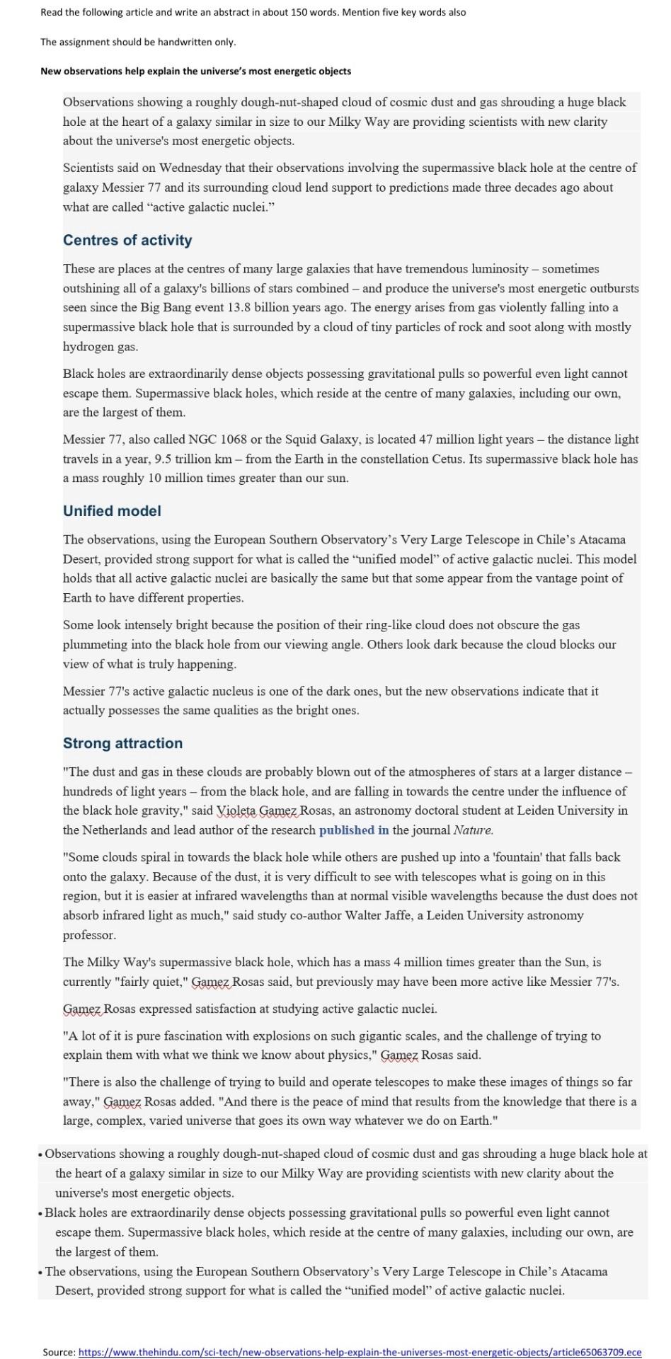 please send me answer Read the following article