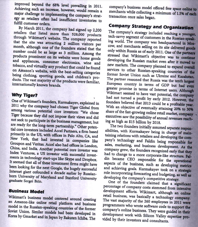 identify from the case study the formal and