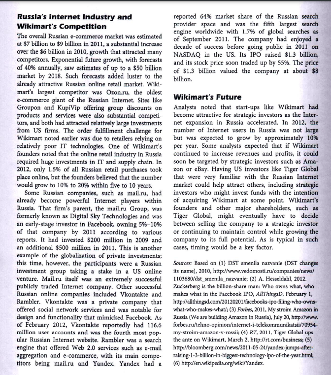 identify from the case study the formal and