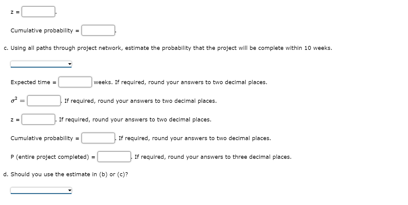 Problem 9-16 (Algorithmic) Management Decision