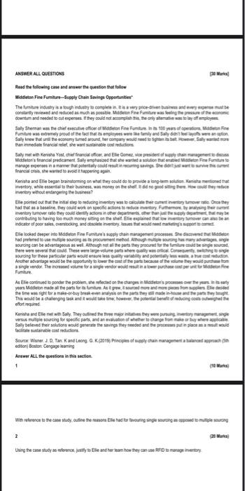 please help with question 2 for 20 marks question