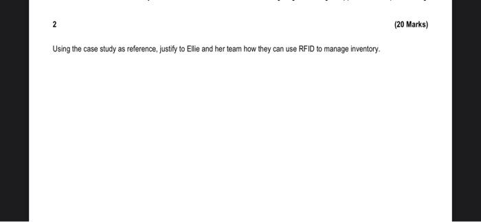 please help with question 2 for 20 marks question