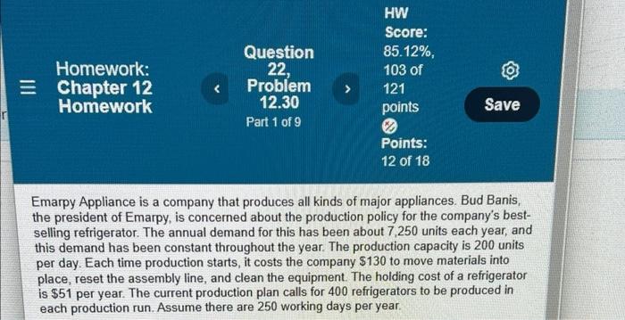 Question 22. part 1-9 question. Answer each part