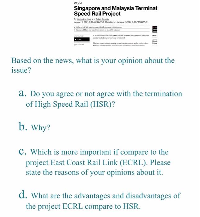 There will be 20 marks. 3 pages if possible