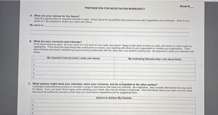 negotiation instructions: PLEASE HELP I WILL GIVE