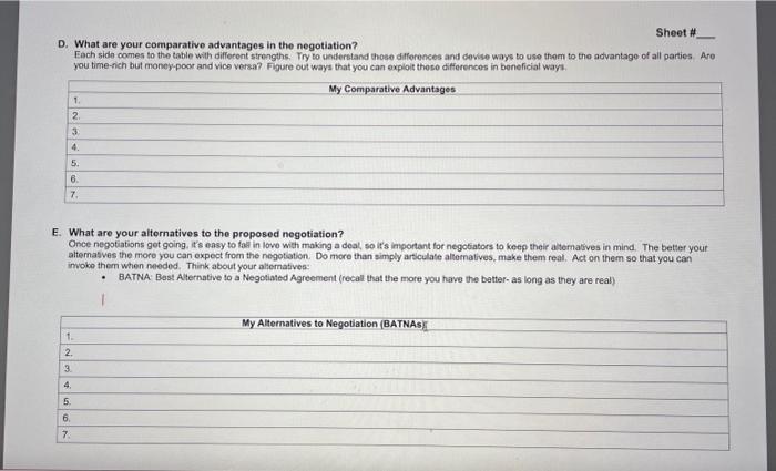 negotiation instructions: PLEASE HELP I WILL GIVE