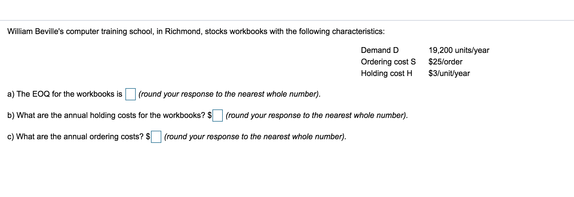 William Beville's computer training school, in