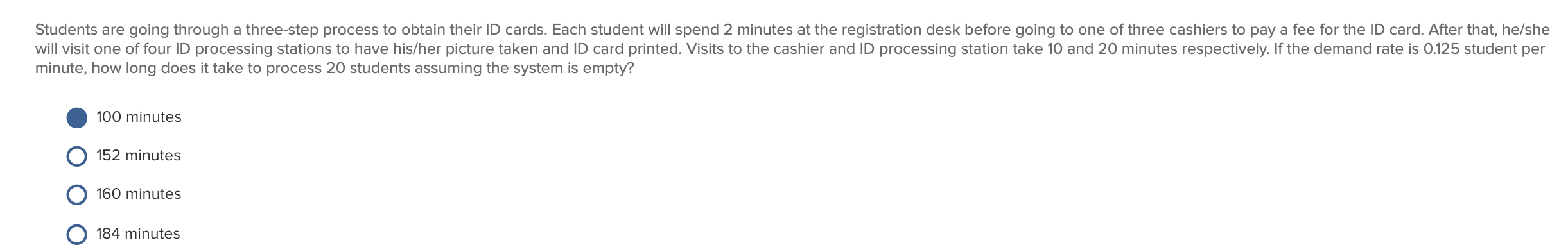 Students are going through a three-step process